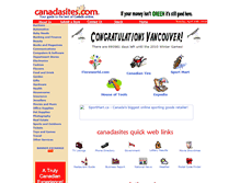 Tablet Screenshot of canadasites.com